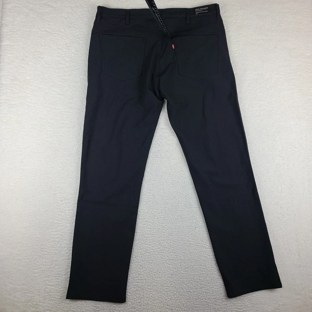 Levi's 511 Pants Mens 38x32 Black‎ Engineered For Movement Performance Tech Golf